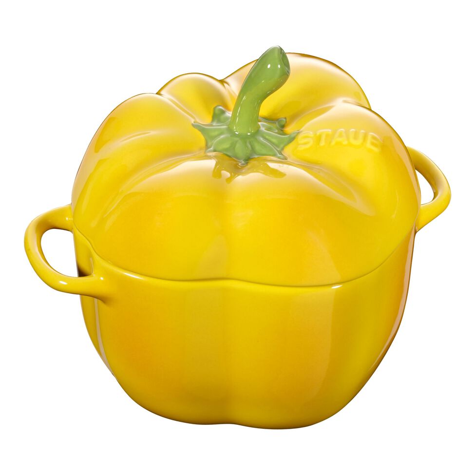 Cocotte 11 cm, Gelb, Keramik