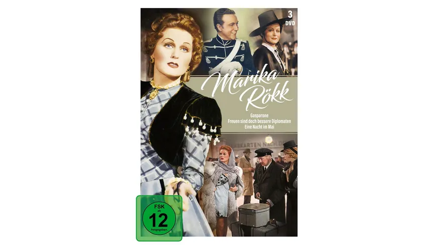 Die Marika Rökk Box - Eine Nacht im Mai; Frauen sind doch bessere Diplomaten; Gasparone  [3 DVDs]