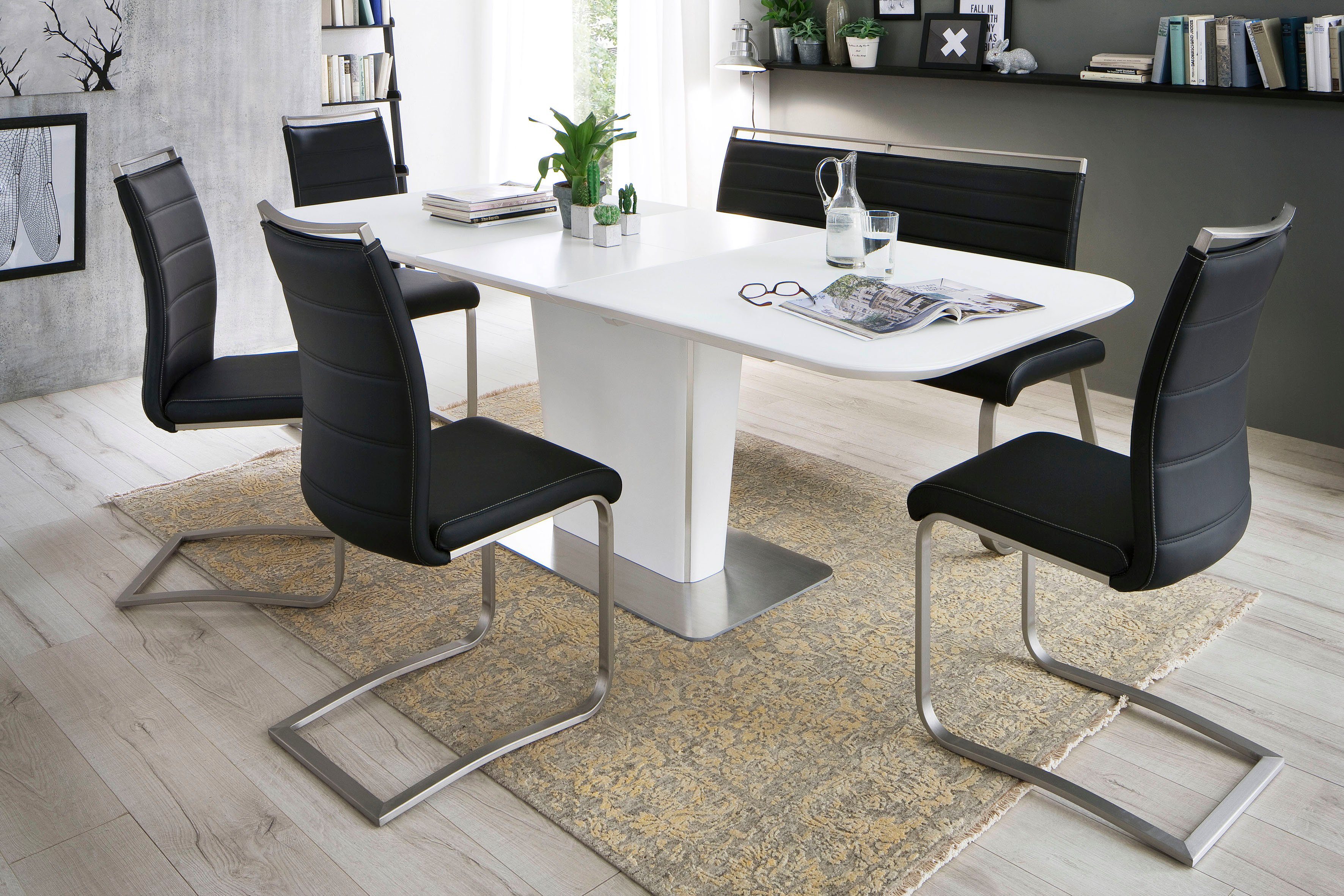 MCA furniture Freischwinger Pescara (Set, 2 St), Stuhl belastbar bis 120 Kg
