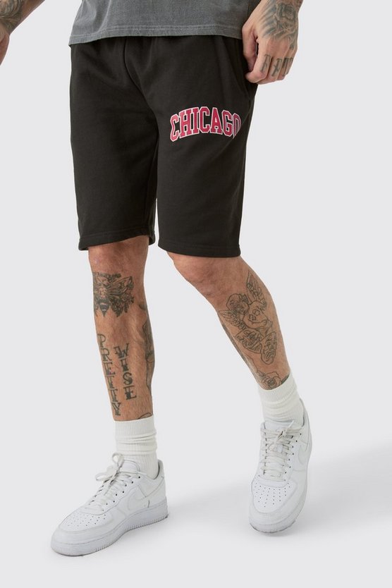 Tall lockere Jersey-Shorts