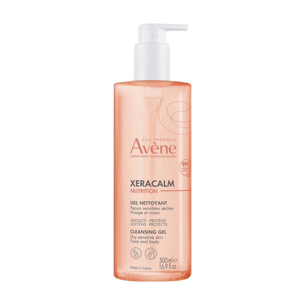 Avène Xéracalm Nutrition - Hygiène Gel Nettoya nt nutrifluide 500 ml Gel Nettoyant