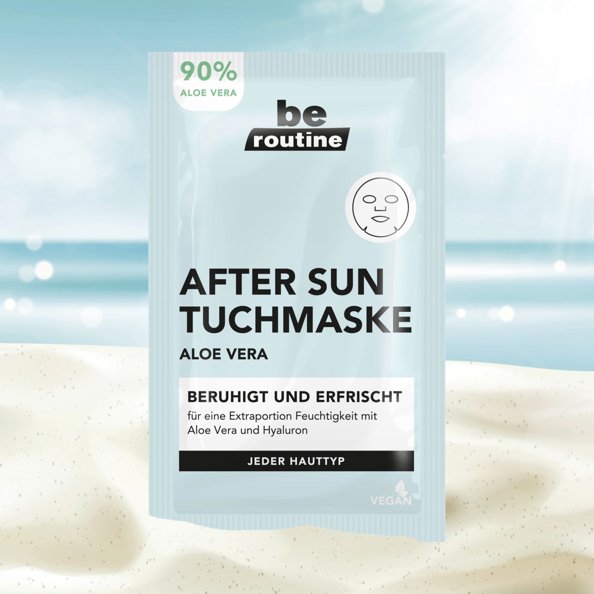 After Sun Tuchmaske mit Aloe Vera, 1 St