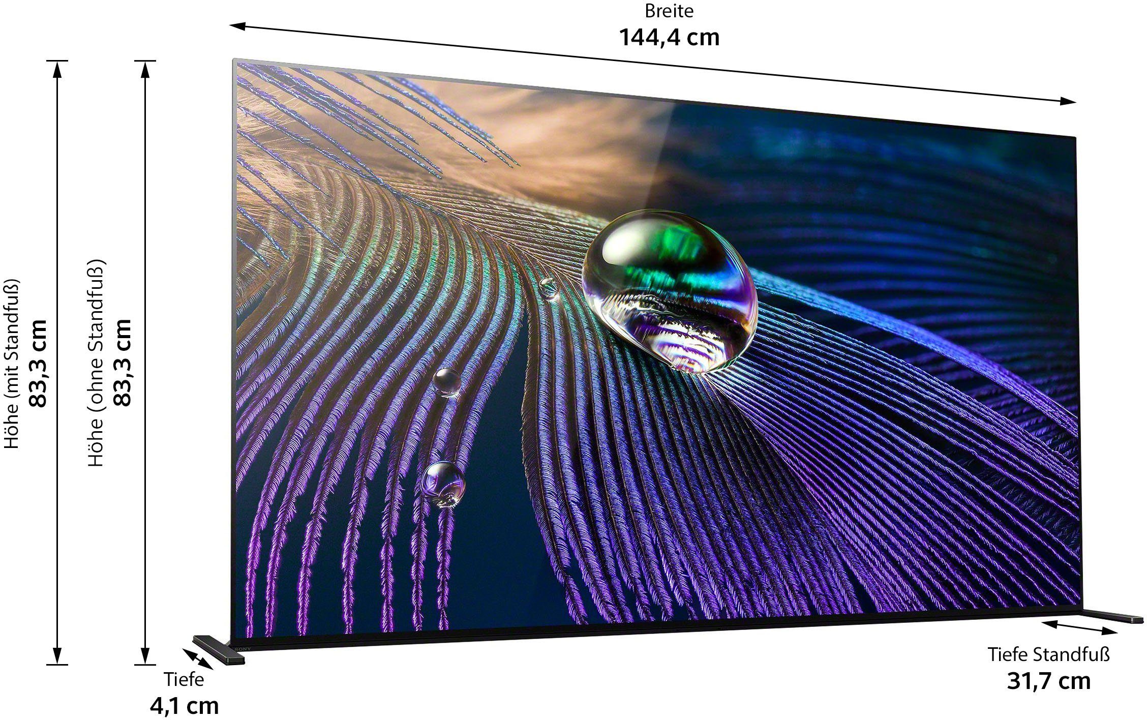 Sony XR-65A90J OLED-Fernseher (164 cm/65 Zoll, 4K Ultra HD, Android TV, Google TV, Smart-TV)