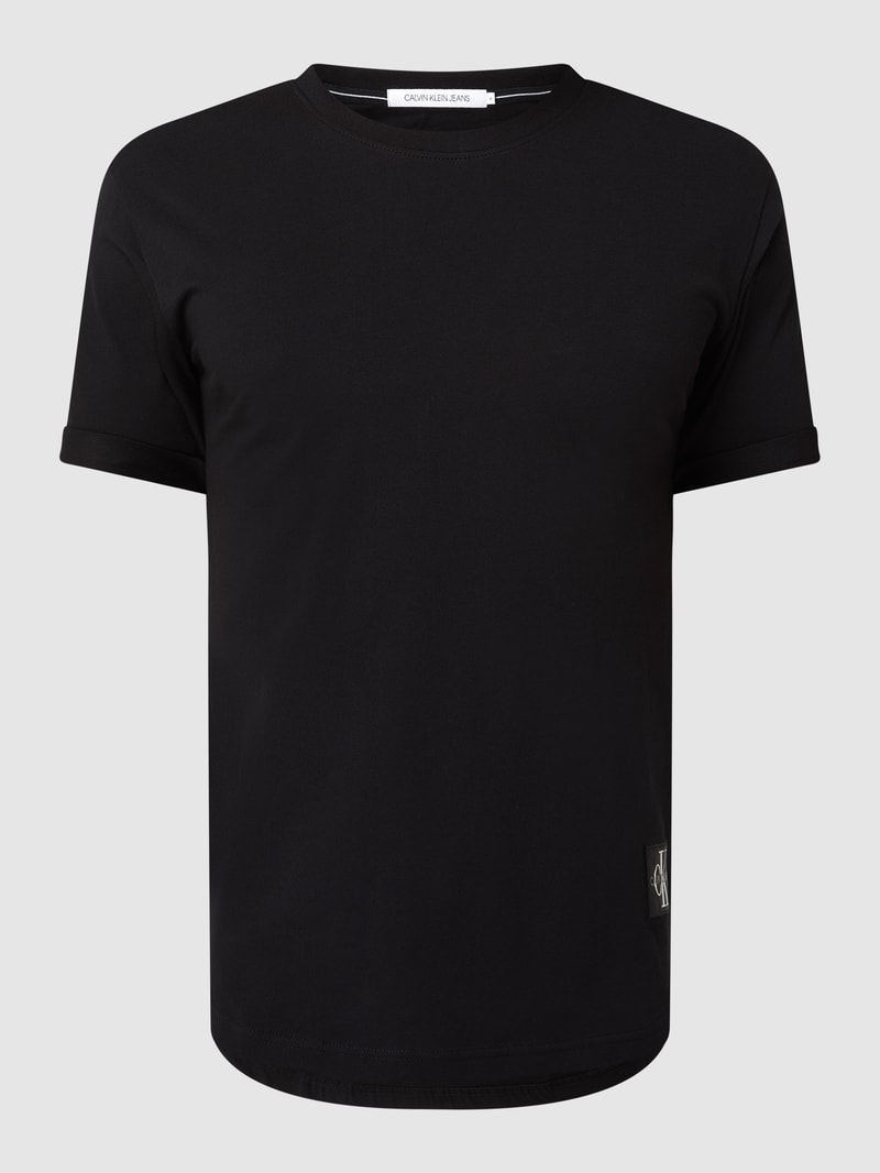 T-Shirt aus Bio-Baumwolle in black