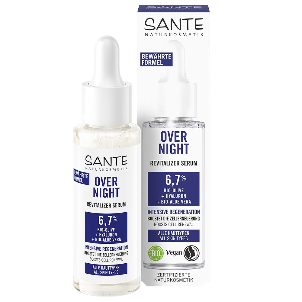 SANTE Overnigt-Revitalizer Serum Bio-Olive 30 ml