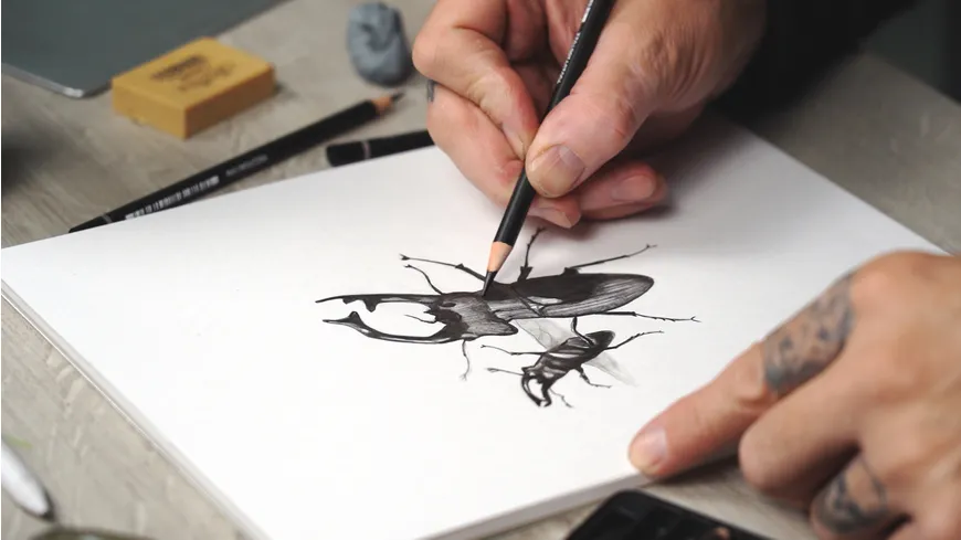 CRETACOLOR Deep black Drawing Set