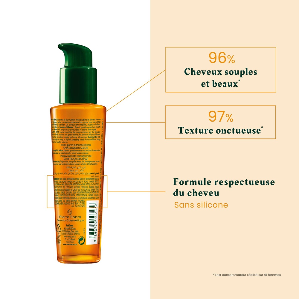 Furterer KARITE NUTRI CREME DE JOUR 30 ml Crème de jour nutrition intense sans rin çage