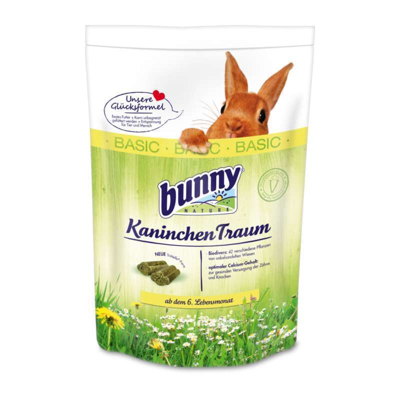 Bunny Hauptfutter Bunny KaninchenTraum basic 3x1,5 kg