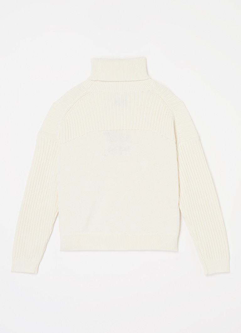 Cienki sweter Calvin Klein z tkanym logo