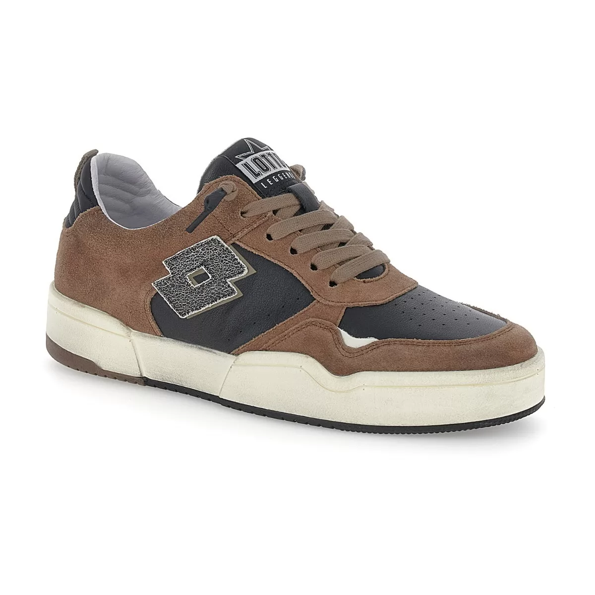 HOOP STARS SUEDE CARIBOU BRUN/HELSVARTA