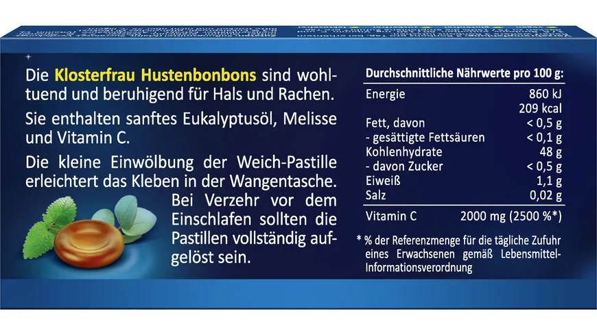 Klosterfrau Hustenbonbon zuckerfrei
