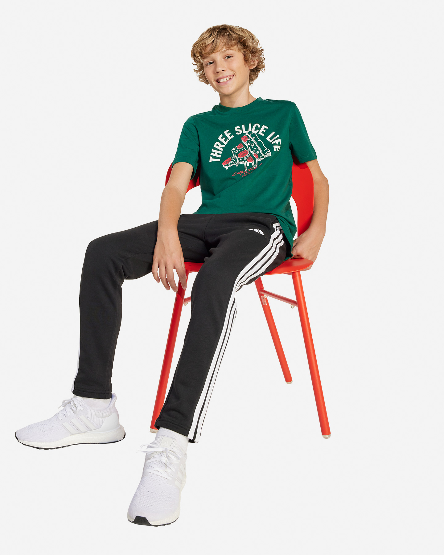 Koszulka Adidas Pizza Logo Jr JI6676