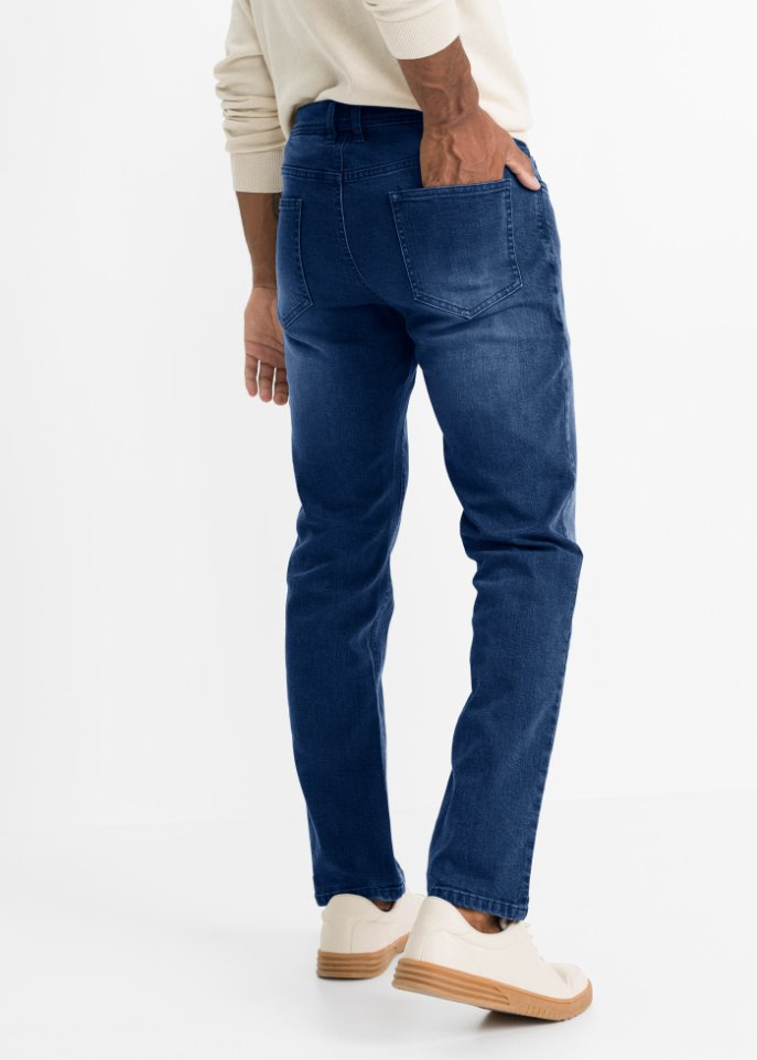 Regular Fit Stretch-Jeans mit Komfortschnitt, Straight