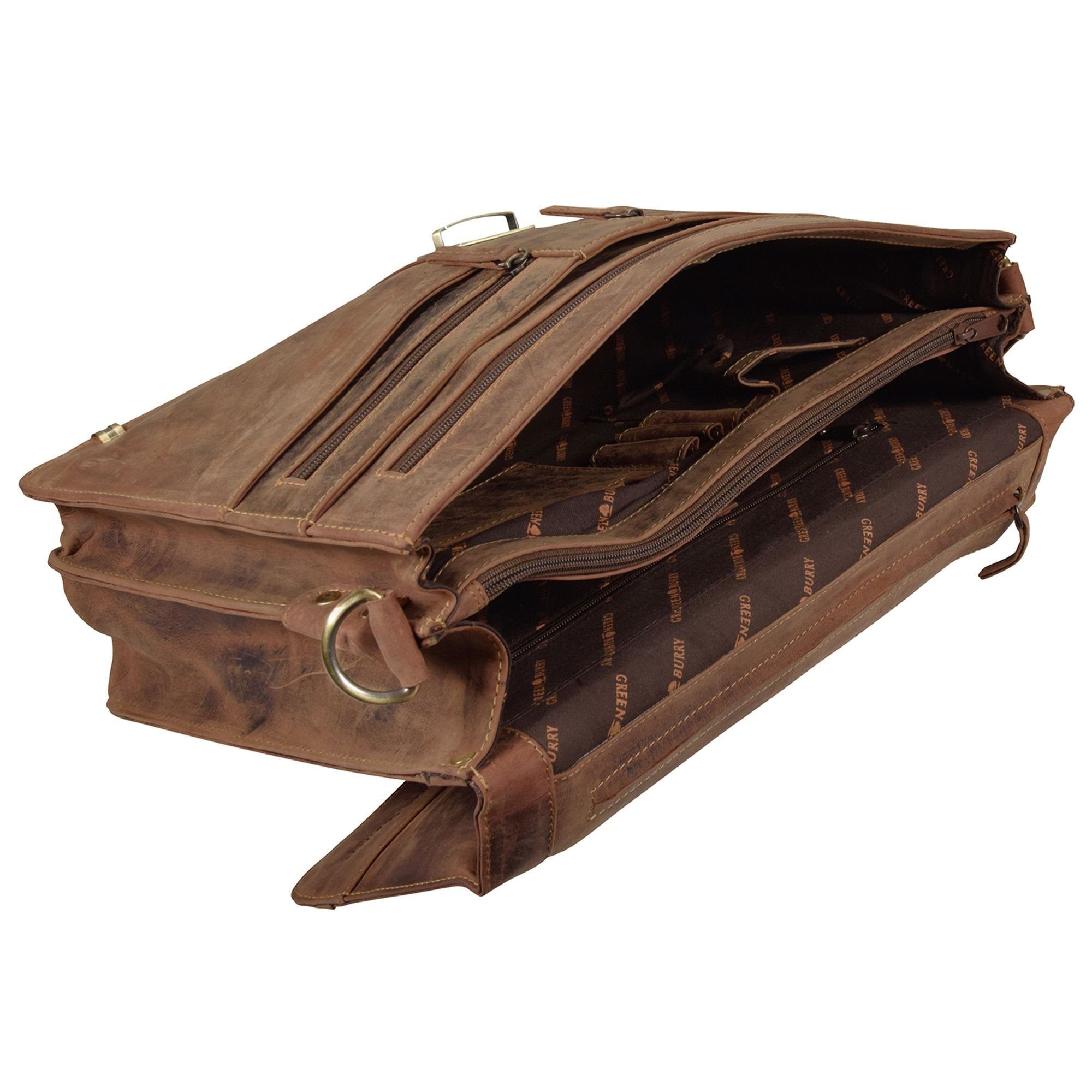 Greenburry Aktentasche Vintage, Leder