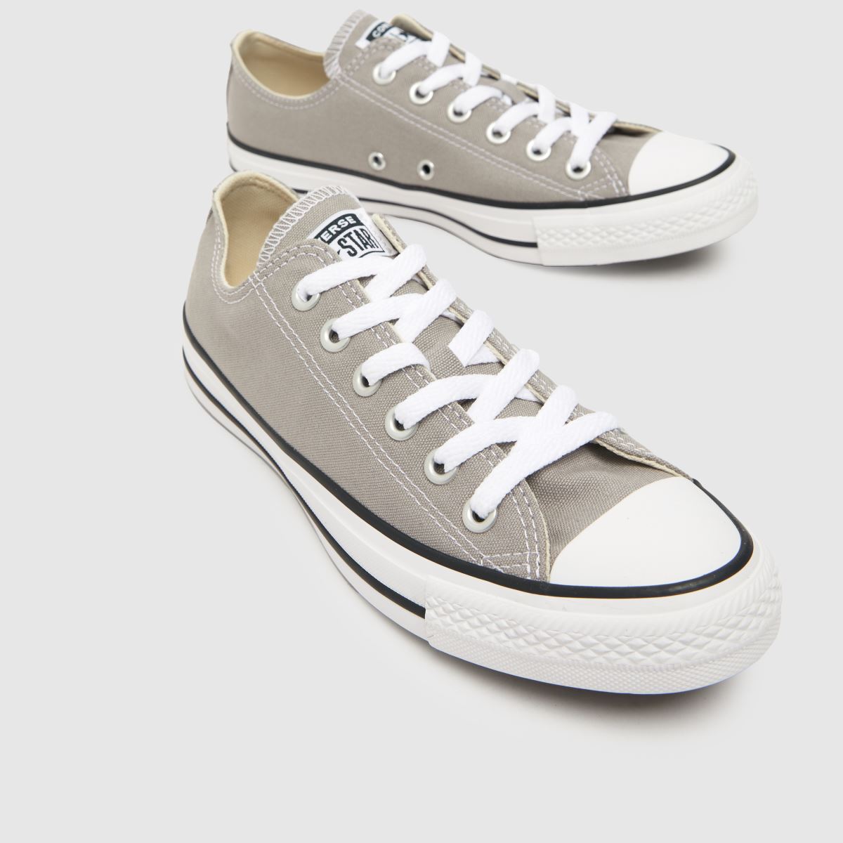 Converse All Star Ox – Ljusgrå sneakers