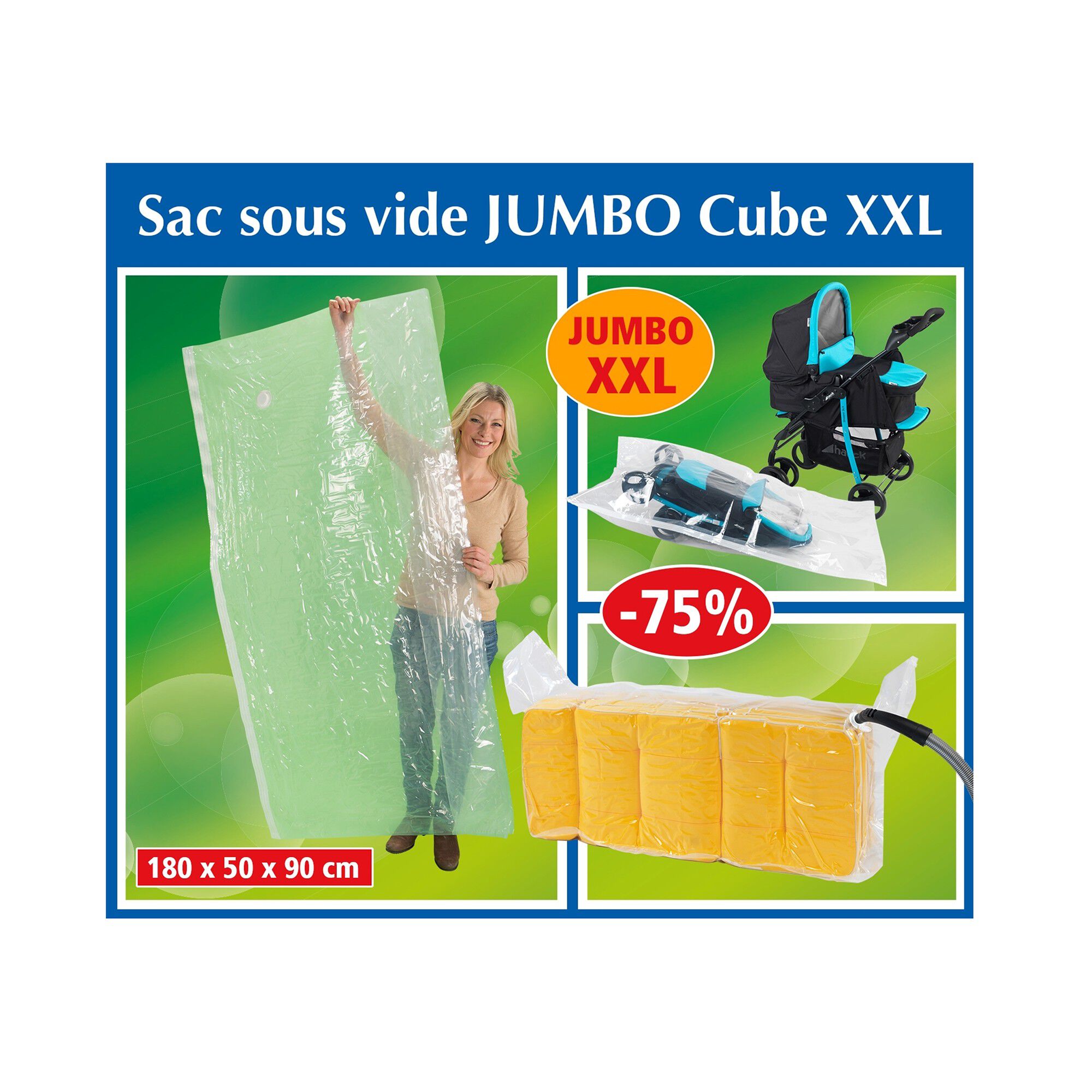 Housse de rangement sous-vide XXL