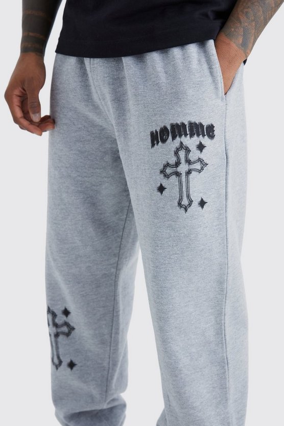 Jogginghose mit Homme-Print