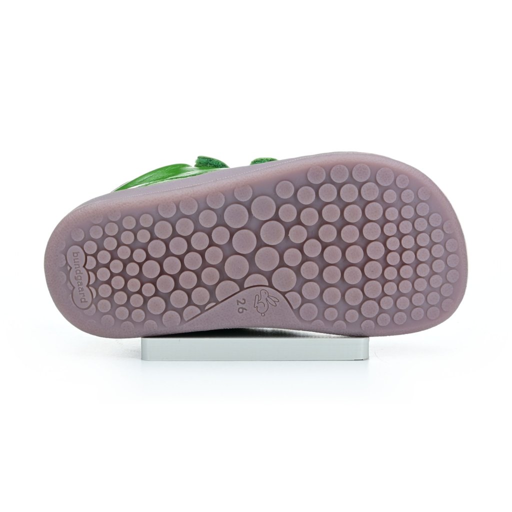 Bundgaard Blake Strap Green grüne Barfuß-Halbschuhe