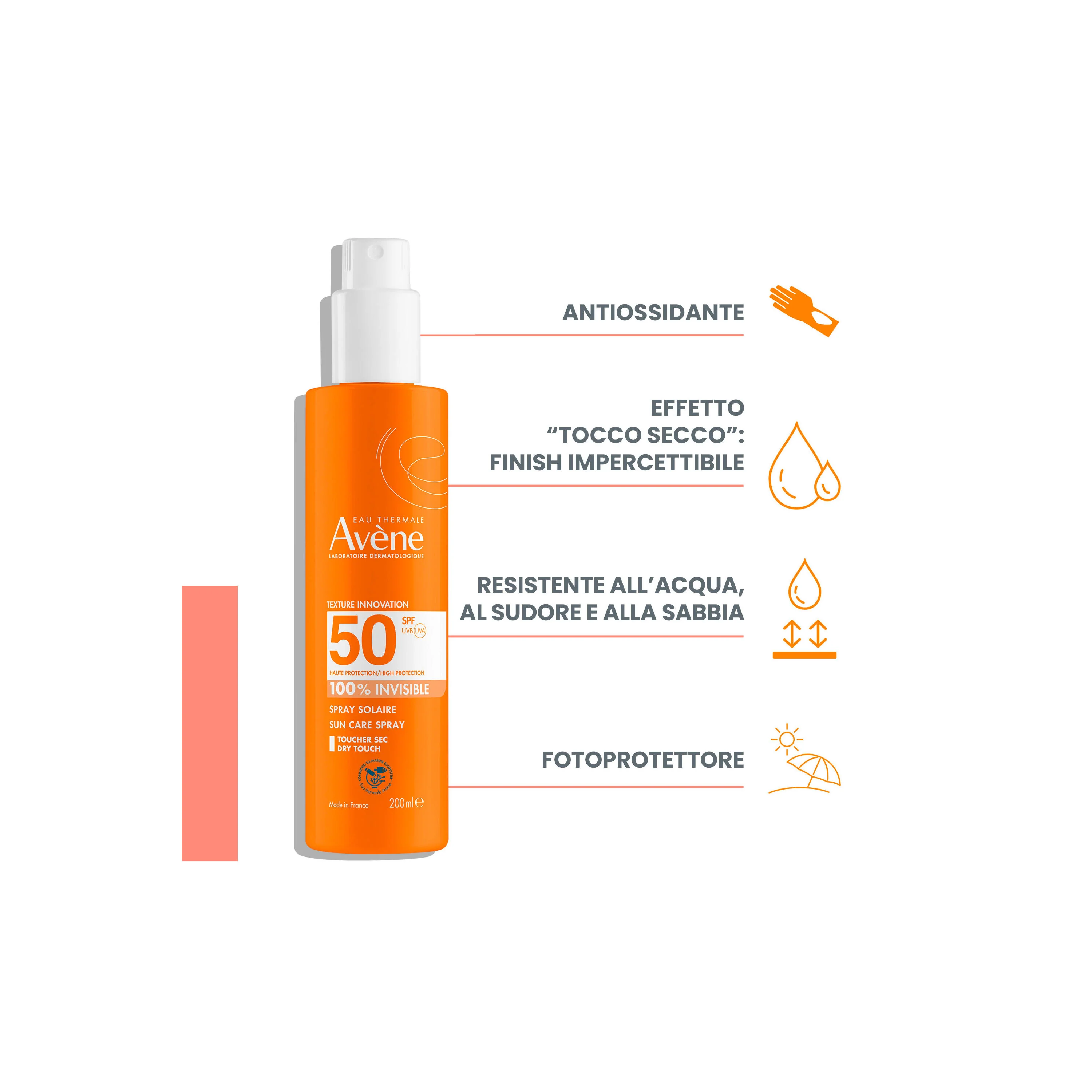 Suncare Solar Spray SPF50 - Sprej za tijelo s visokom zaštitom od sunca, Mlijeko za tijelo s visokom zaštitom od sunca.