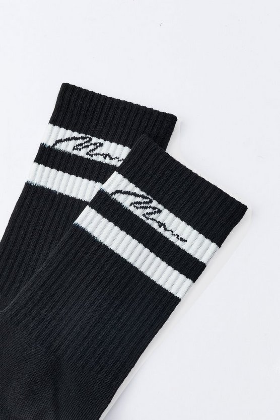 3er-Pack Man Signature Socken mit Sport-Streifen