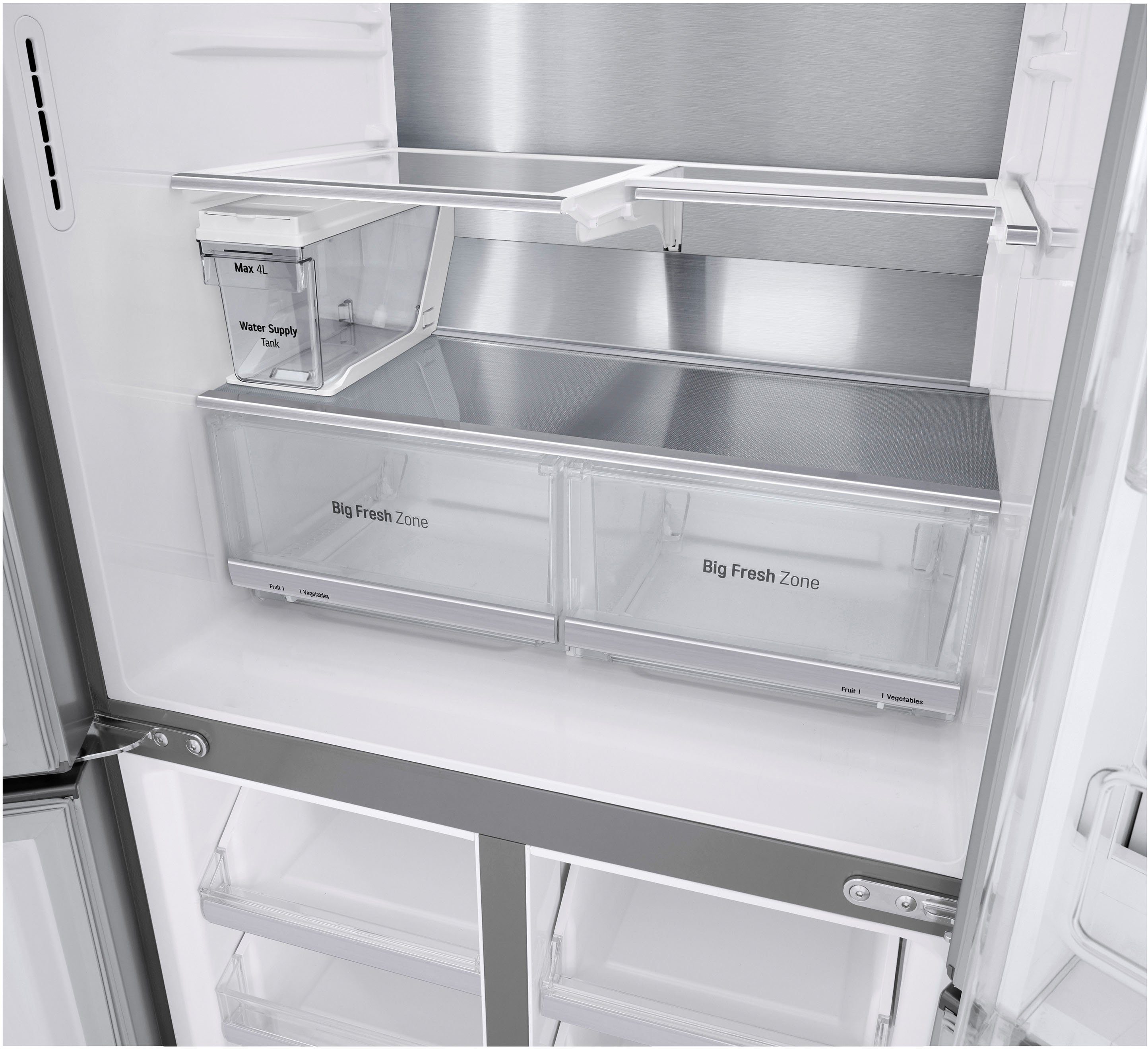 LG Multi Door GMX844BSBF, 178,7 cm hoch, 83,5 cm breit, InstaView™