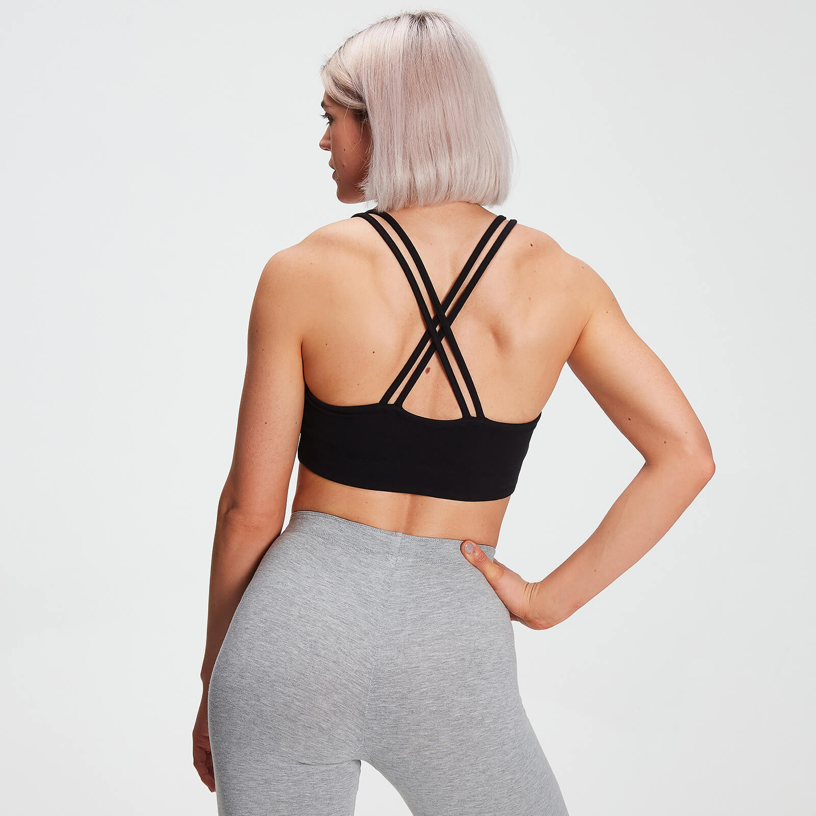 Brassière en jersey MP pour femmes – Noir