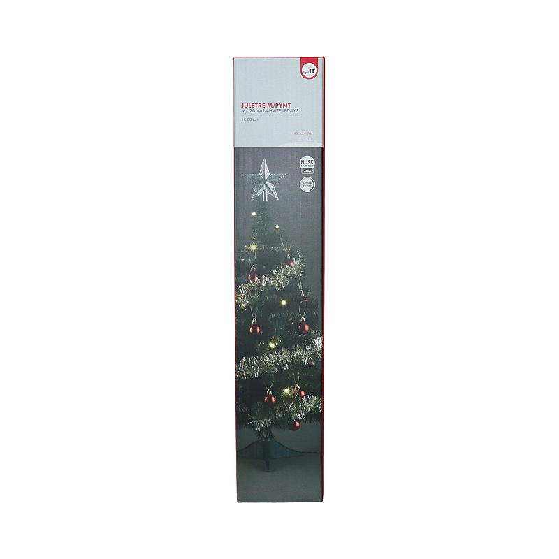 Home Skrim mini juletre 60 cm, 20 LED-lys