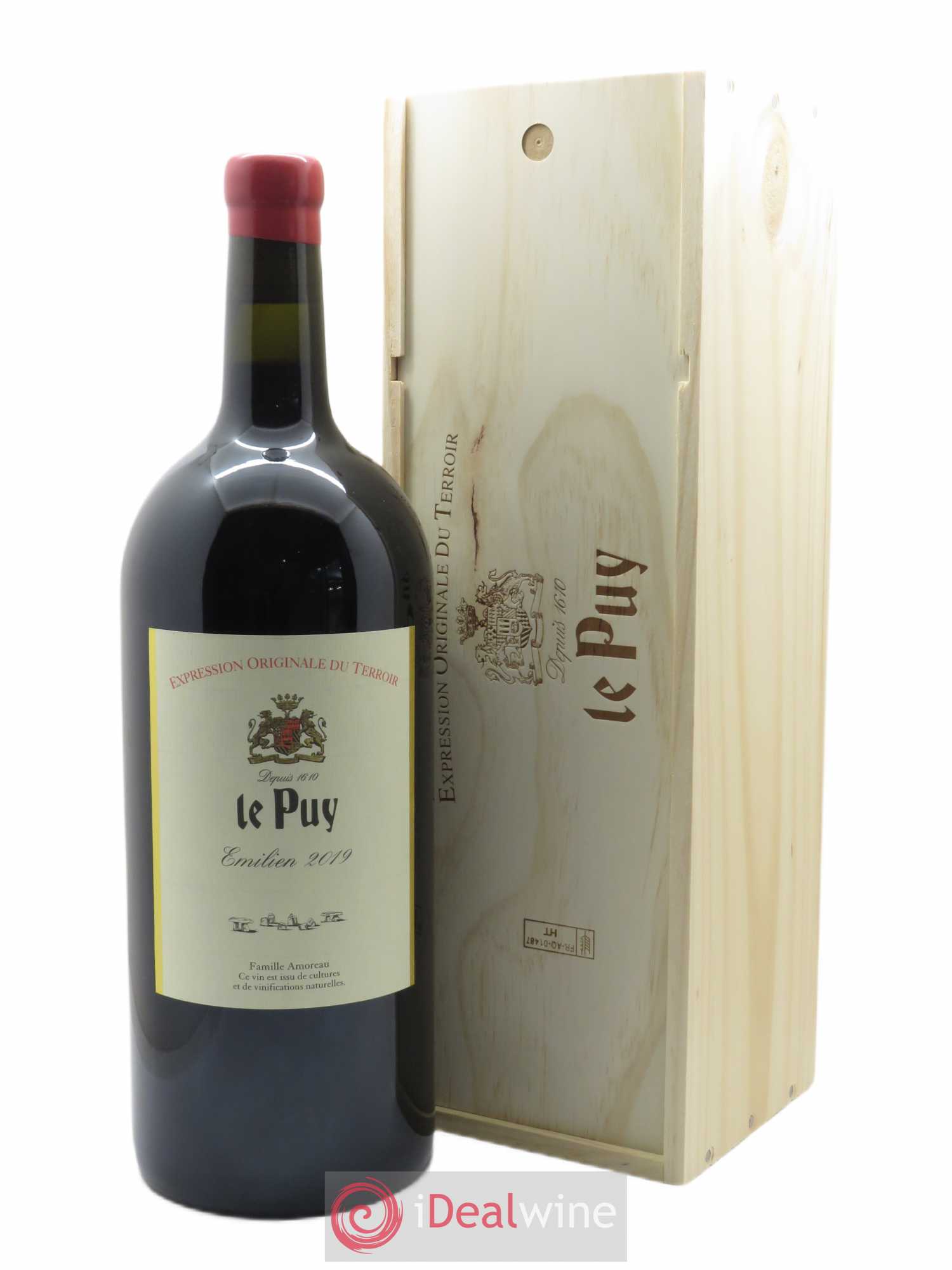 Le Puy - Cuvée Emilien  2019 - Lot de 1 Double-magnum