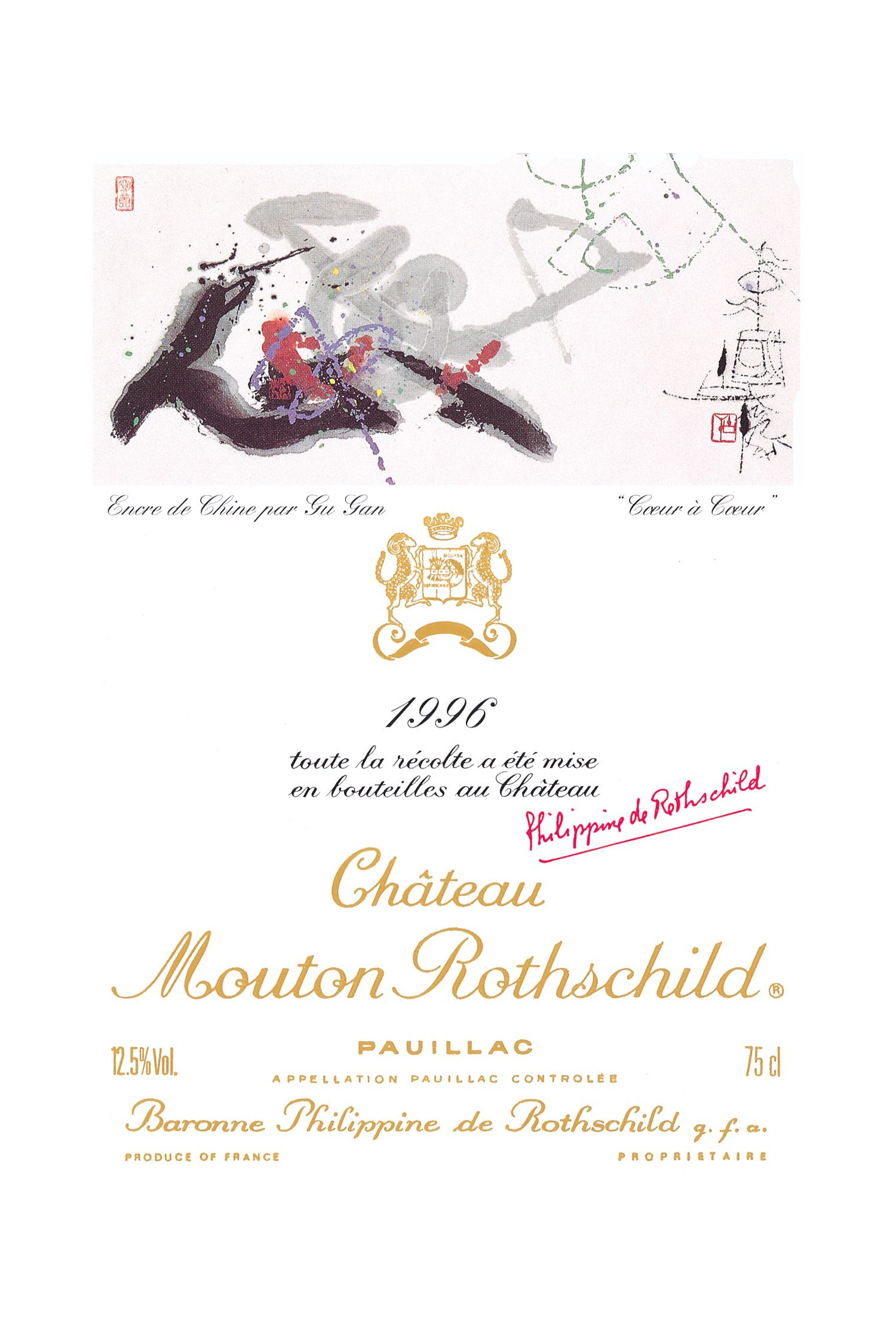 Château Mouton Rothschild 1996, Pauillac