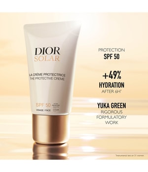 DIOR Solar La Crème Protectrice Visage SPF 50 Sonnencreme-50 ml