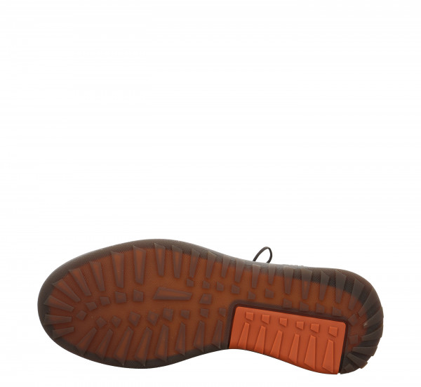 KUSABI Schnürboots - Espresso/Kombi