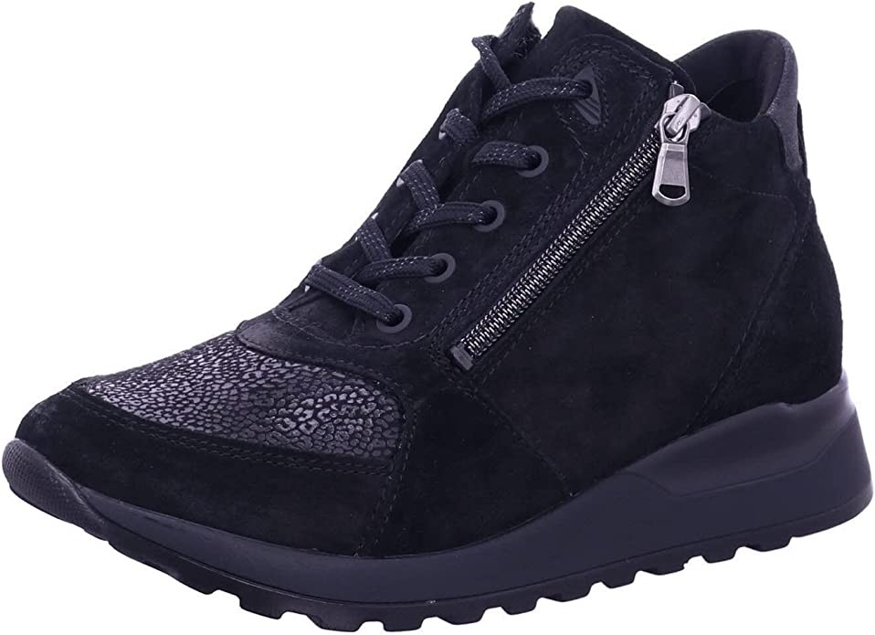 WALDLÄUFER Winterstiefel schwarz