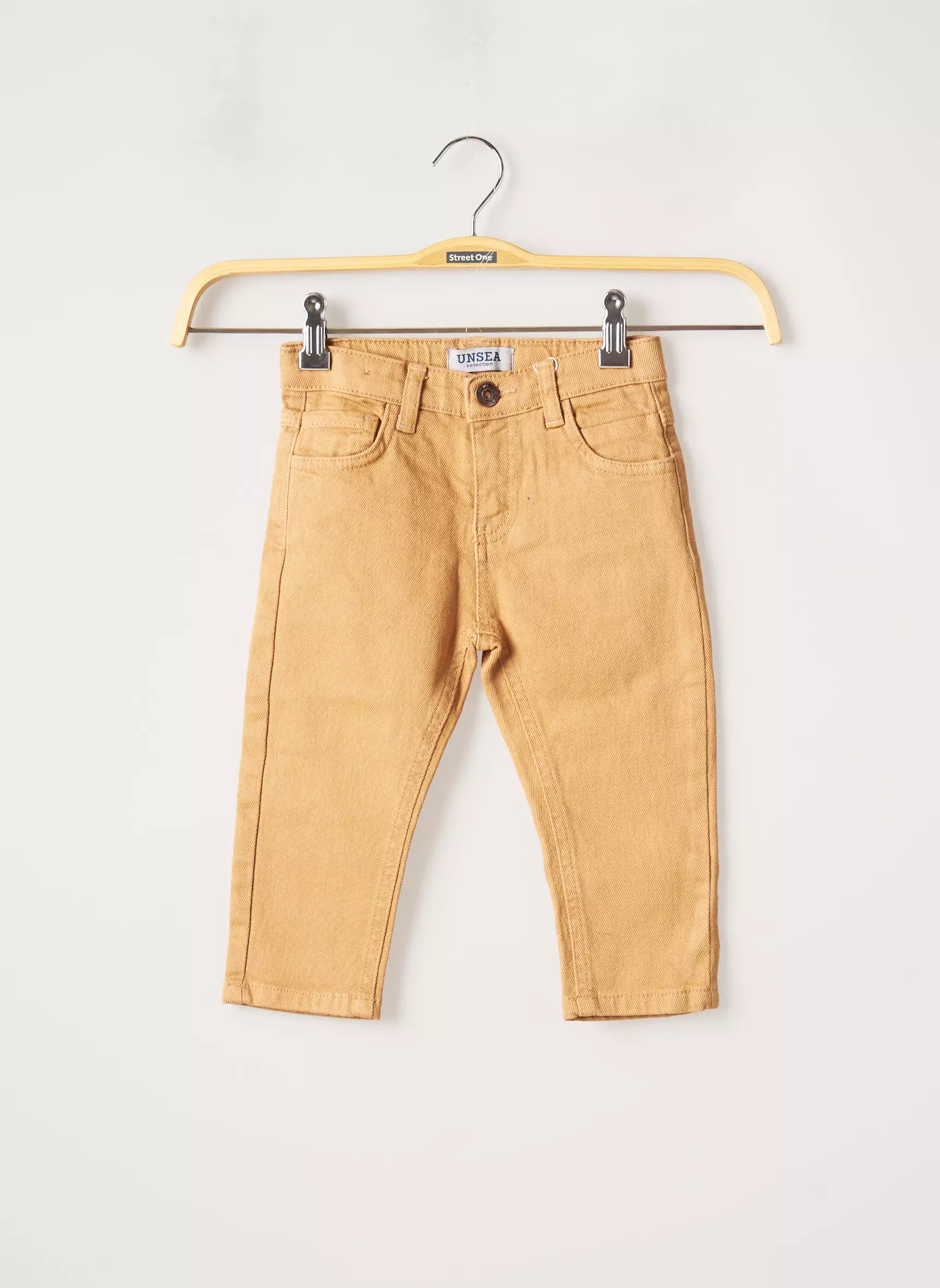 Unsea Jeans Coupe Slim Garcon couleur beige
