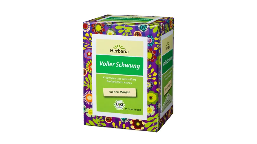 Herbaria Voller Schwung Tee bio 15 FB 24 g