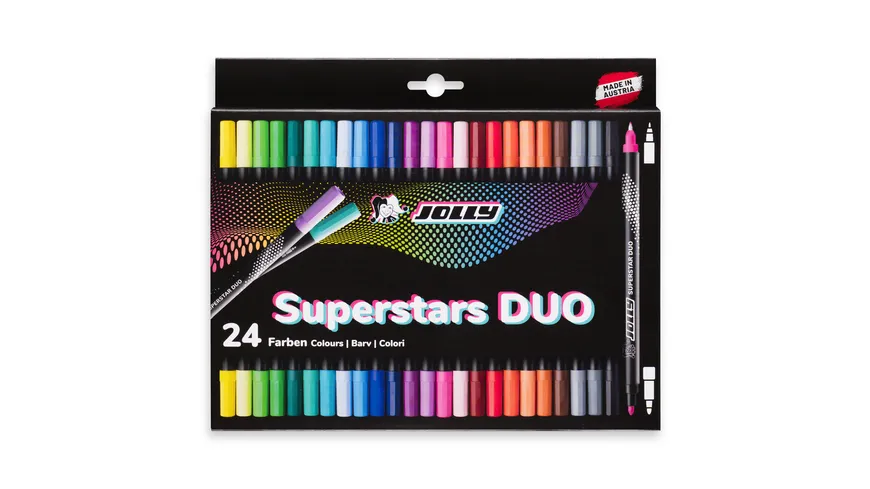 JOLLY Superstars Duo Next Buntstifte 24-Kartonetui