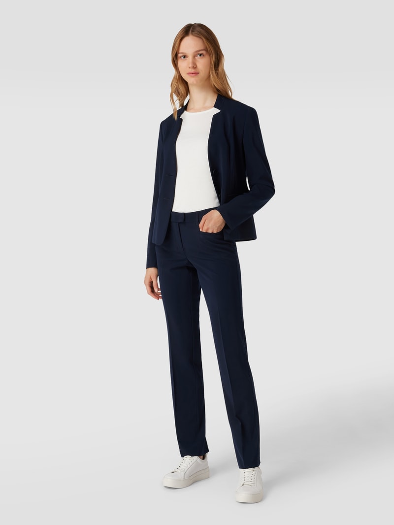 Blazer mit Stretch-Anteil in marineblau