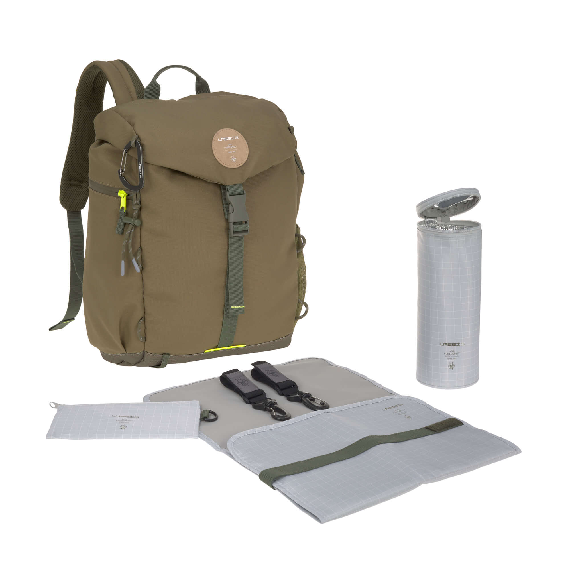 Wickelrucksack - Outdoor Backpack, Olive