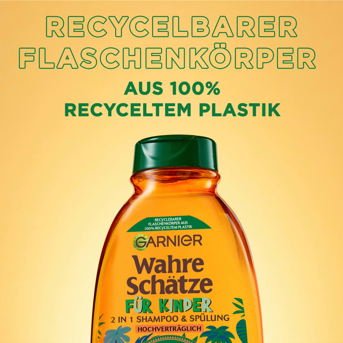 Kinder Shampoo & Spülung 2in1 Aprikose & Baumwollblüte, 300 ml