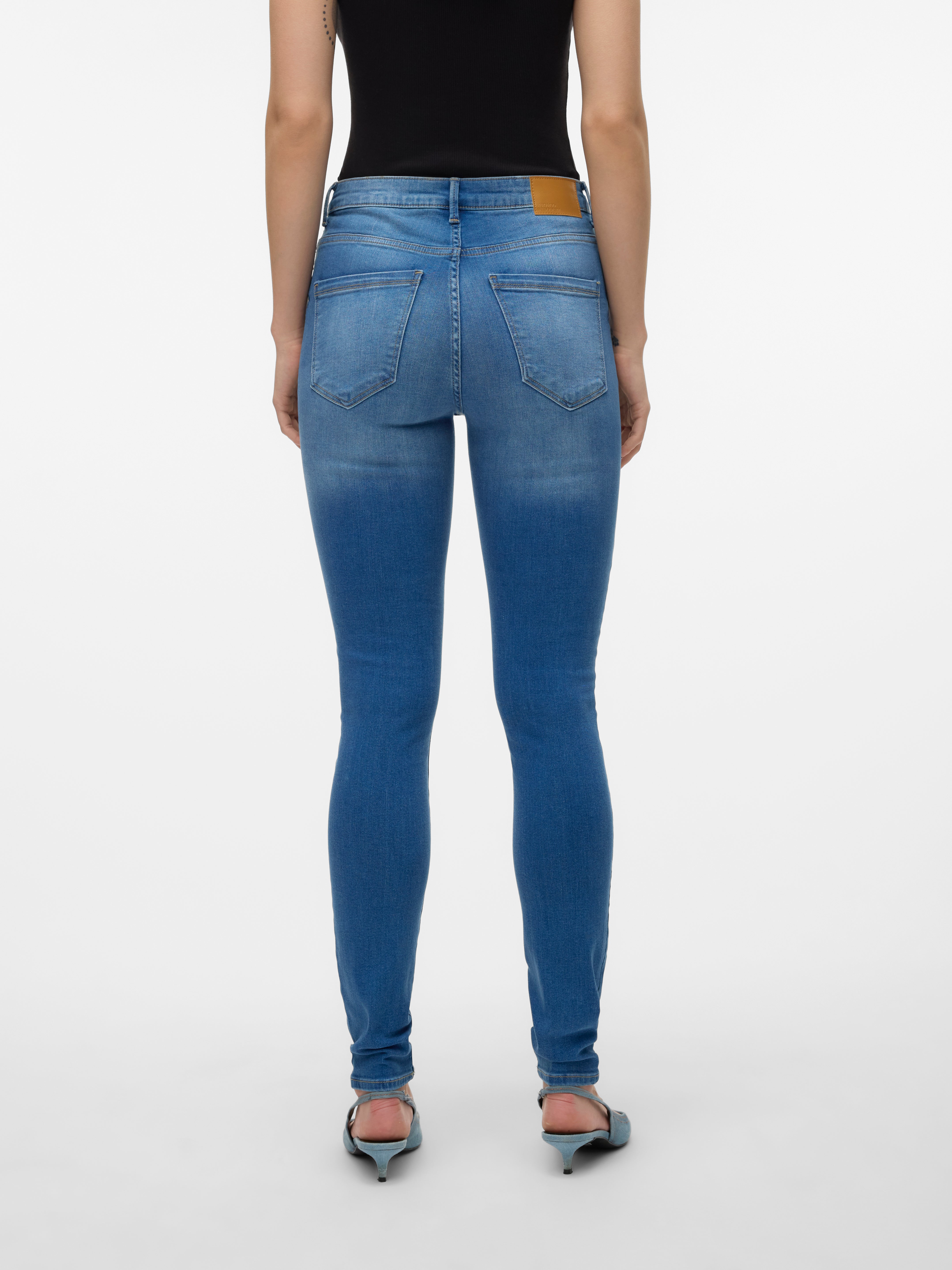 VMSOPHIA Hohe Taille Skinny Fit Jeans
