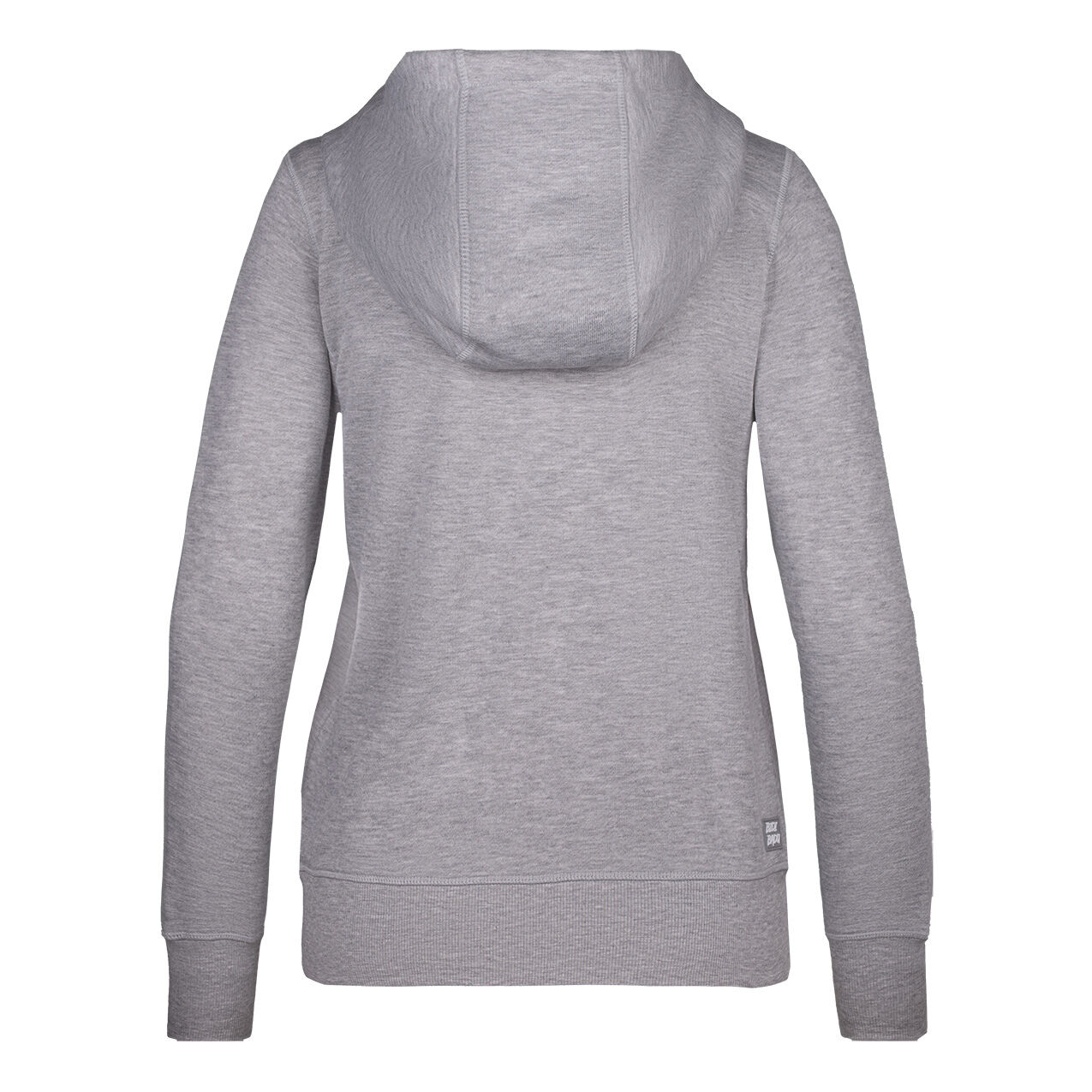 Moana Basic Sweatjacke Damen - Hellgrau, Weiß