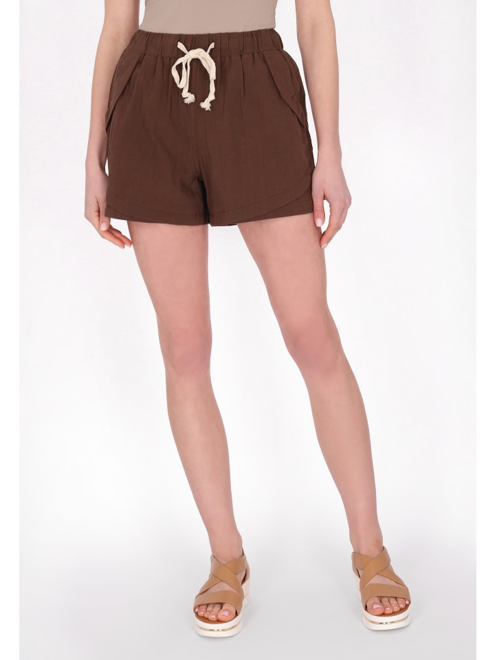 Usha Shorts in brown günstig kaufen