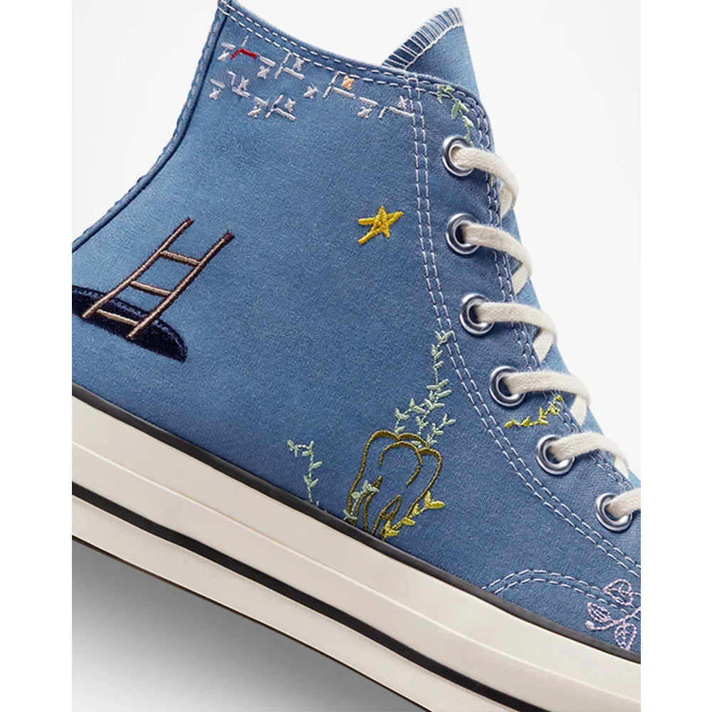 Converse Chuck 70 Embroidery High A03664C / blau