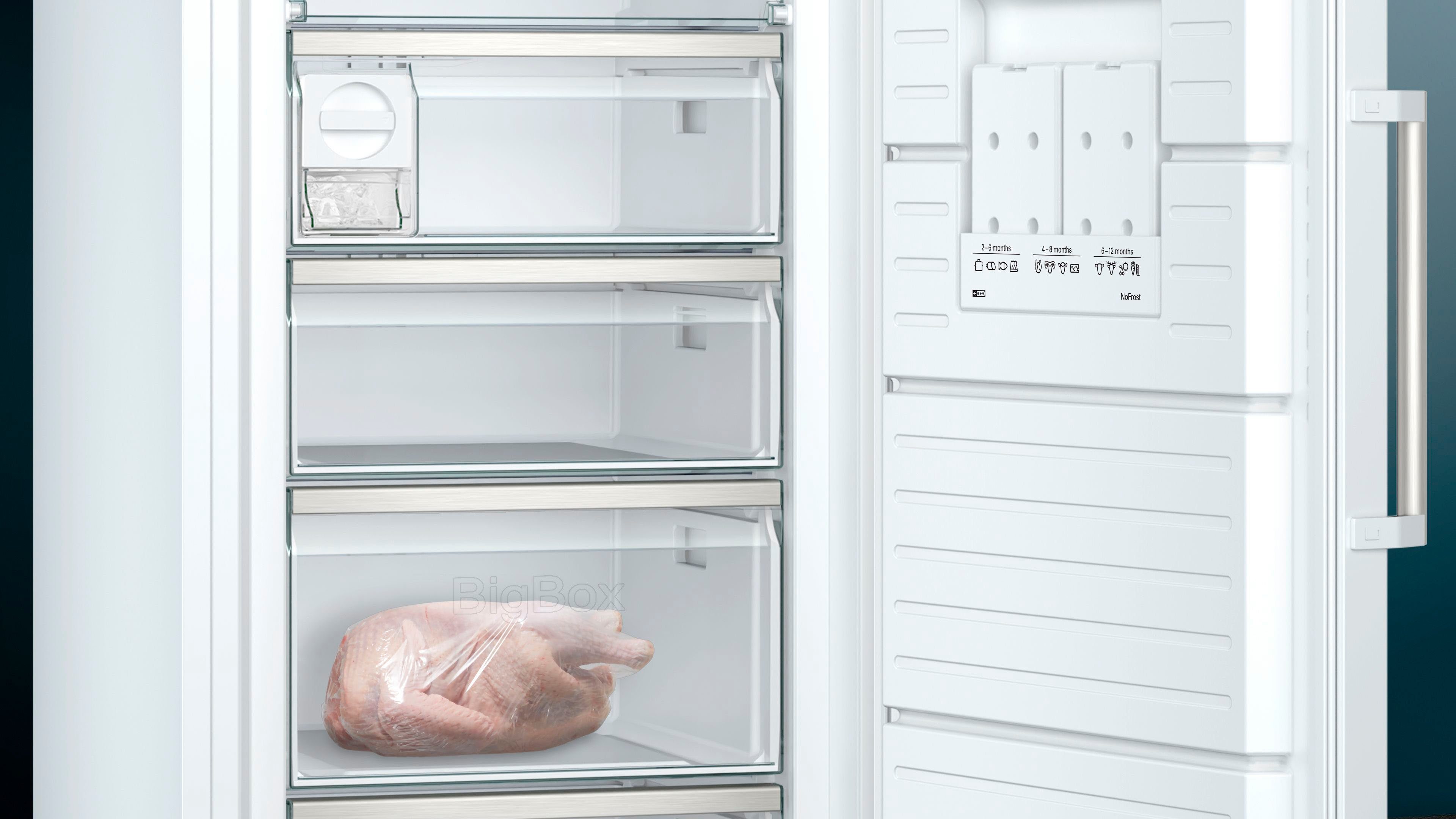 SIEMENS Gefrierschrank GS58NAWDV, 191 cm hoch, 70 cm breit