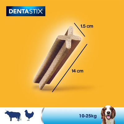 Zahnpflege Snack: Pedigree Dentastix für mittelgroße Hunde (10-25 kg)