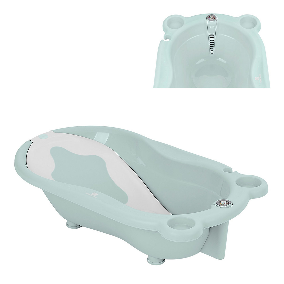 Babybadewanne Kai Thermometer Wanneneinlage Ablagefächer Babybadewannen