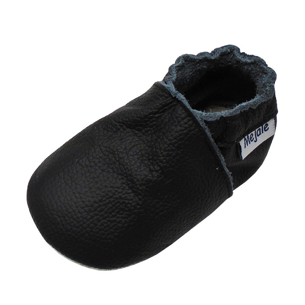 Yalion Weiche Leder Krabbelschuhe Baby Lauflernschuhe Lederpuschen Hausschuh Rutschfest