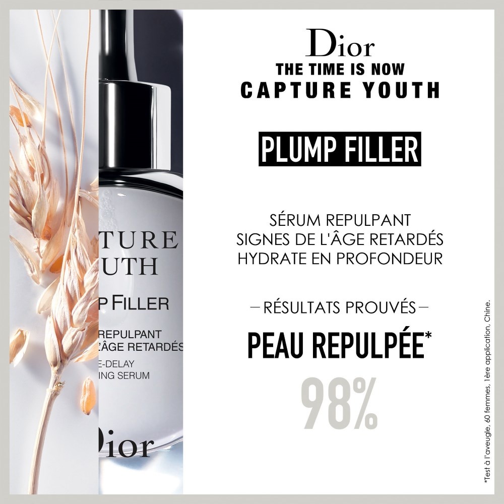 DIOR Capture Youth Plump Filler -  Sérum repulpant - signes  de l'âge retardés