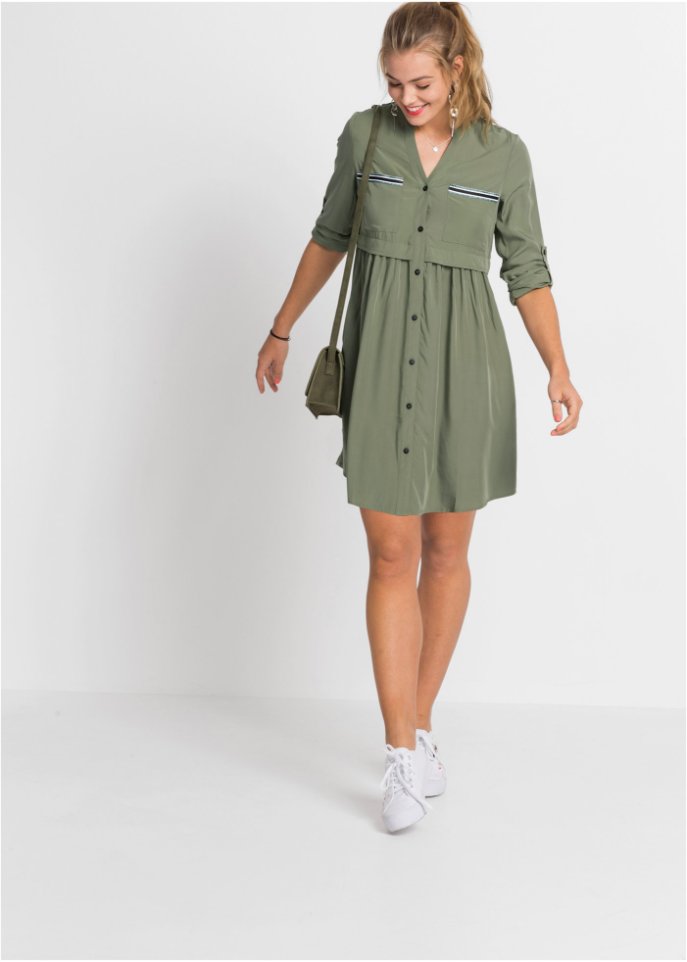Kurzes Hemdblusenkleid