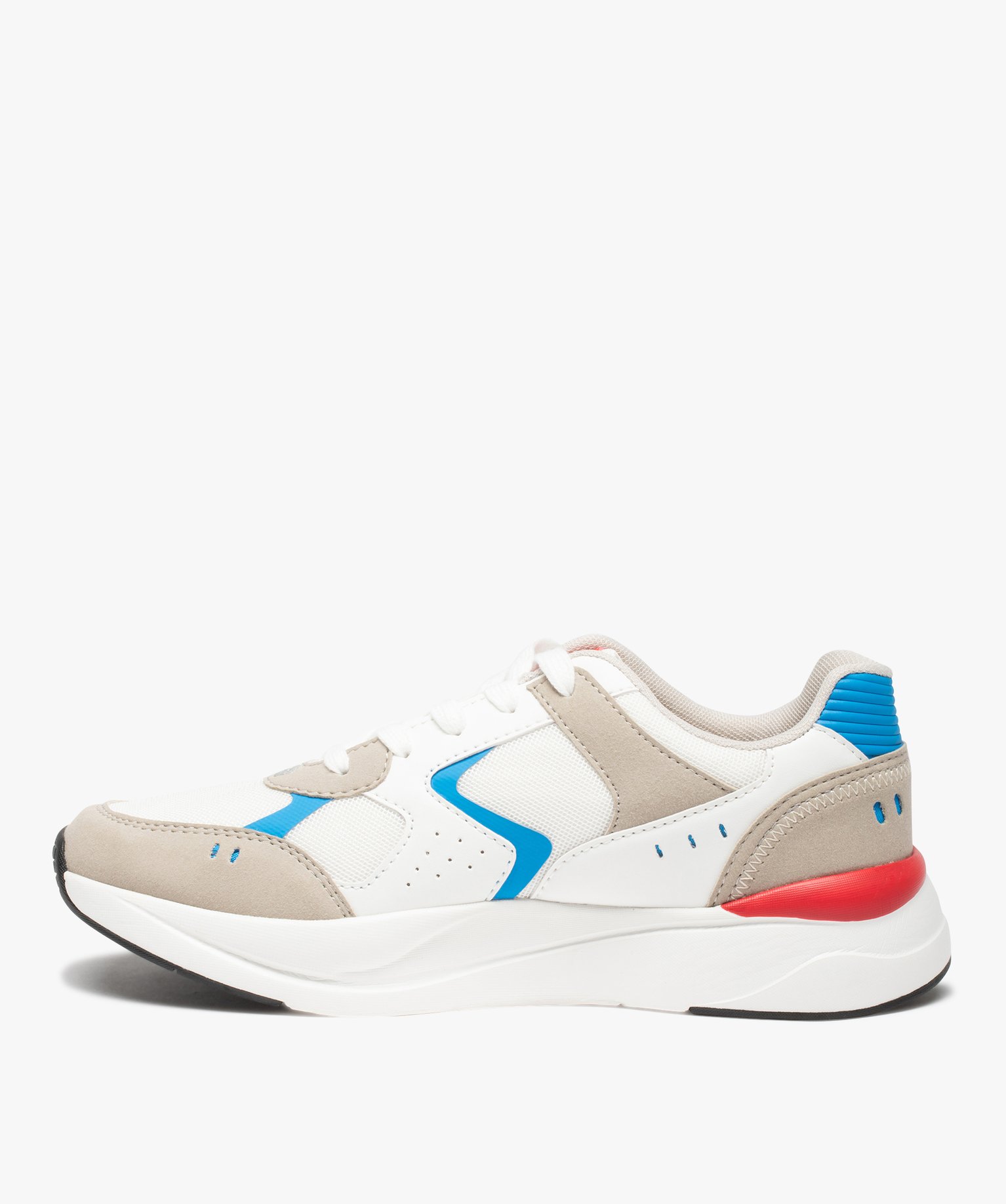 Baskets homme multicolores à lacets – Slazenger blanc | GEMO