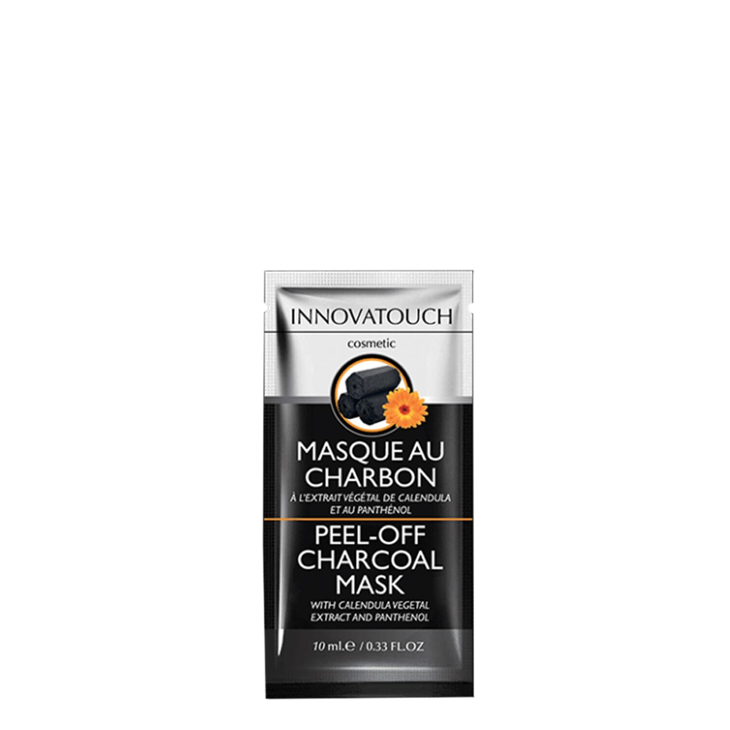 Innovatouch Masque Tissu au Charbon Purifie la Peau 10 ml